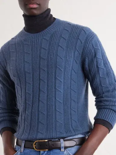 Zegna Oasi Knitted Cashmere Sweater - Men | Thumbnail 5 Zegna Oasi Knitted Cashmere Sweater - Men | Thumbnail 5