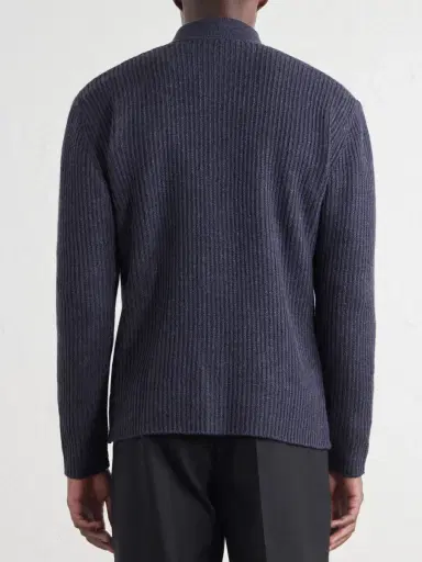 Inis Meáin Boatbuilder Wool and Linen-Blend Cardigan - Men | Thumbnail 4