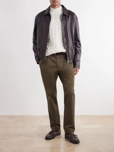 Slowear Zanone Slim-Fit Cable-Knit Virgin Wool Sweater - Men | Thumbnail 2