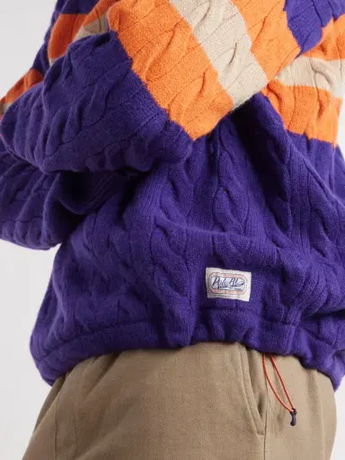 Polo Ralph Lauren Cable-Knit Wool and Alpaca-Blend Polo Sweater - Men | Thumbnail 5 Polo Ralph Lauren Cable-Knit Wool and Alpaca-Blend Polo Sweater - Men | Thumbnail 5