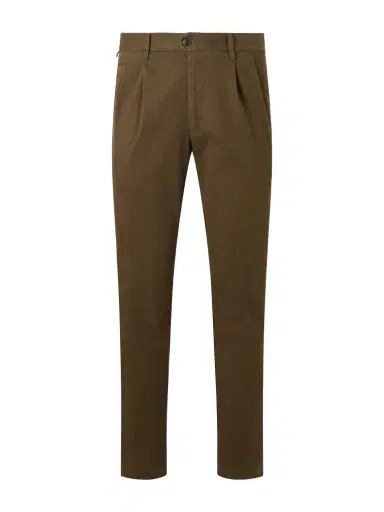 Slowear Incotex Tapered Pleated Stretch-Cotton Twill Trousers - Men | Thumbnail 1 Slowear Incotex Tapered Pleated Stretch-Cotton Twill Trousers - Men | Thumbnail 1