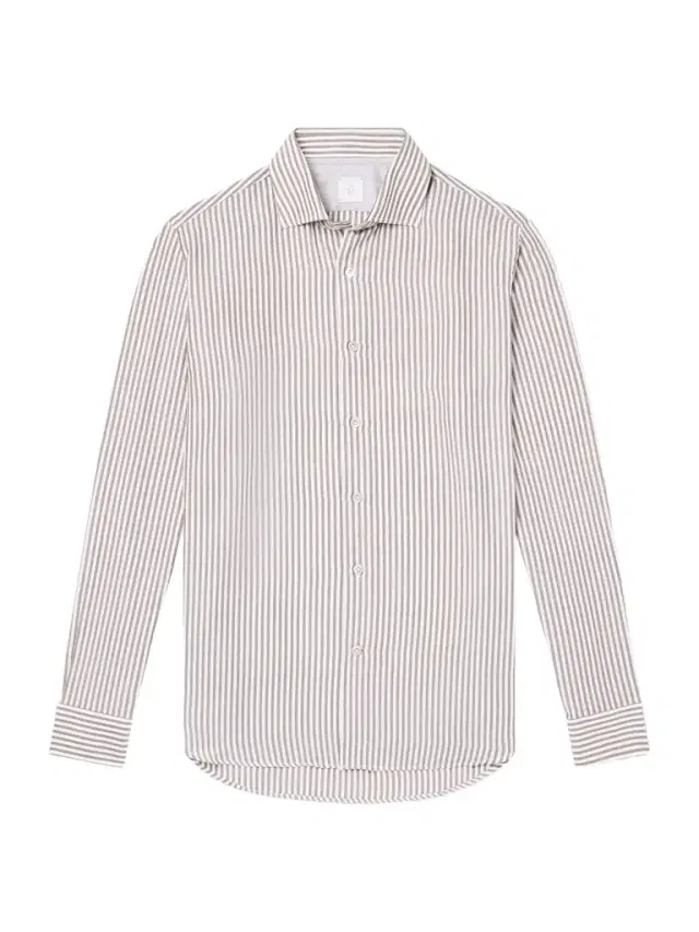 ELEVENTY Striped Lyocell and Cotton-Blend Shirt - Men