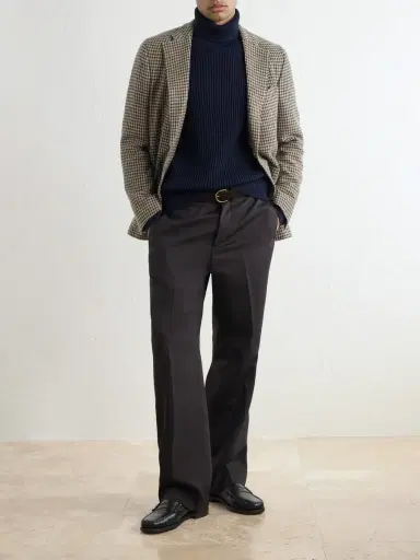 Slowear Incotex Houndstooth Virgin Wool Blazer - Men | Thumbnail 2
