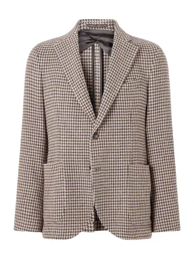 Slowear Incotex Houndstooth Virgin Wool Blazer - Men | Thumbnail 1