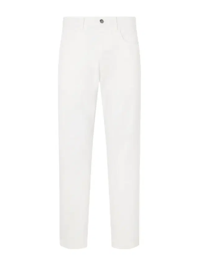 Canali Straight-Leg Cotton-Twill Trousers - Men