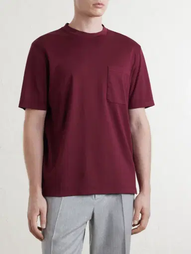 Canali Cotton-Jersey T-Shirt - Men | Thumbnail 3