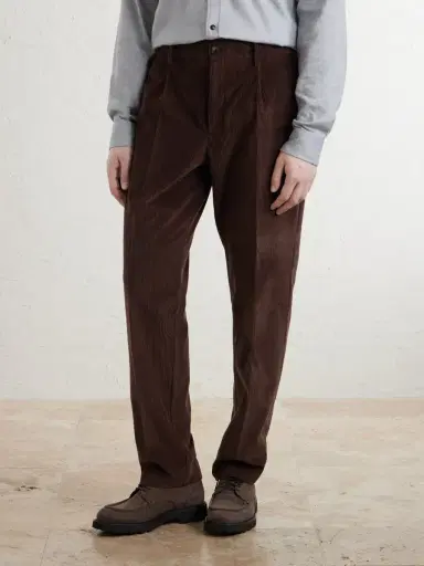 Canali Straight-Leg Pleated Cotton-Corduroy Trousers - Men | Thumbnail 3 Canali Straight-Leg Pleated Cotton-Corduroy Trousers - Men | Thumbnail 3