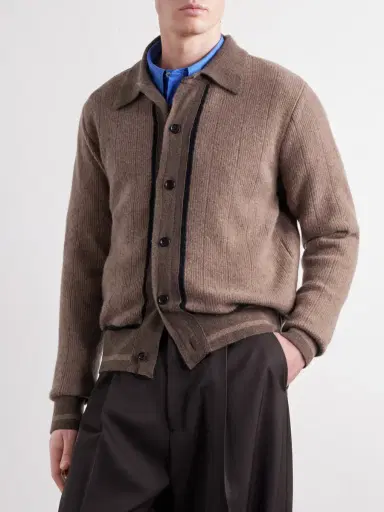 Oliver Spencer Britten Ribbed Merino Wool Cardigan - Men | Thumbnail 3 Oliver Spencer Britten Ribbed Merino Wool Cardigan - Men | Thumbnail 3