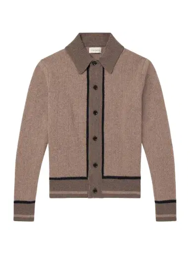 Oliver Spencer Britten Ribbed Merino Wool Cardigan - Men | Thumbnail 1 Oliver Spencer Britten Ribbed Merino Wool Cardigan - Men | Thumbnail 1