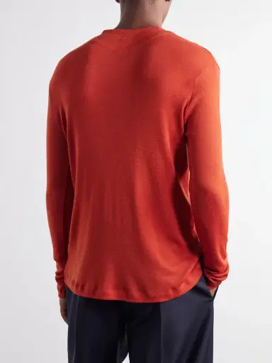 Paul Smith Wool Henley T-Shirt - Men | Thumbnail 4 Paul Smith Wool Henley T-Shirt - Men | Thumbnail 4