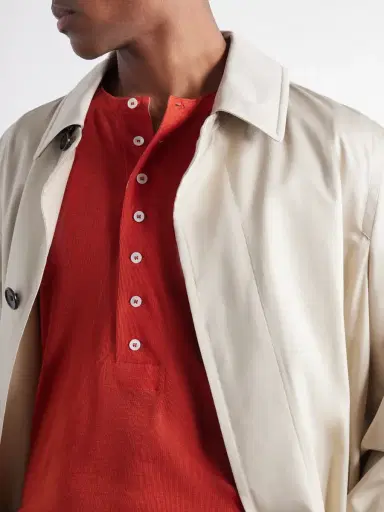 Paul Smith Wool Henley T-Shirt - Men | Thumbnail 5 Paul Smith Wool Henley T-Shirt - Men | Thumbnail 5