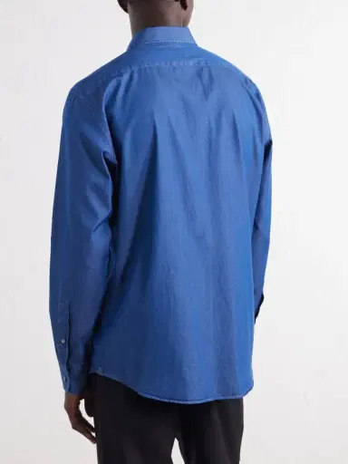 Zegna Denim Shirt - Men | Thumbnail 4