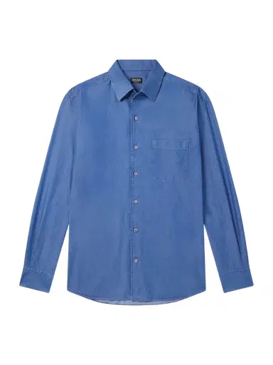Zegna Denim Shirt - Men | Thumbnail 1