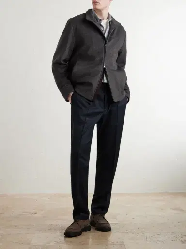 Canali Wool Blouson Jacket - Men | Thumbnail 2 Canali Wool Blouson Jacket - Men | Thumbnail 2