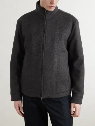 Canali Wool Blouson Jacket - Men | Thumbnail 3 Canali Wool Blouson Jacket - Men | Thumbnail 3