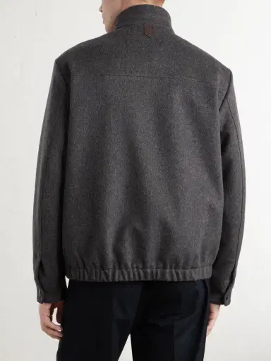 Canali Wool Blouson Jacket - Men | Thumbnail 4 Canali Wool Blouson Jacket - Men | Thumbnail 4