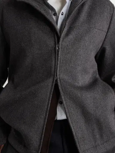 Canali Wool Blouson Jacket - Men | Thumbnail 5 Canali Wool Blouson Jacket - Men | Thumbnail 5