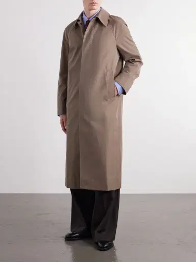 Oliver Spencer Lothian Cotton-Blend Twill Trench Coat - Men | Thumbnail 3