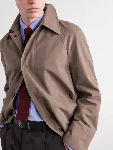 Oliver Spencer Lothian Cotton-Blend Twill Trench Coat - Men | Thumbnail 5