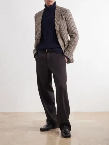 Slowear Zanone Slim-Fit Ribbed Virgin Wool Rollneck Sweater - Men | Thumbnail 2