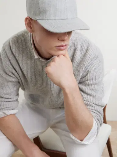 Canali Wool and Cashmere-Blend Sweater - Men | Thumbnail 5