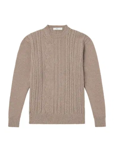 Inis Meáin Ridges Aran Textured-Wool Sweater - Men | Thumbnail 1