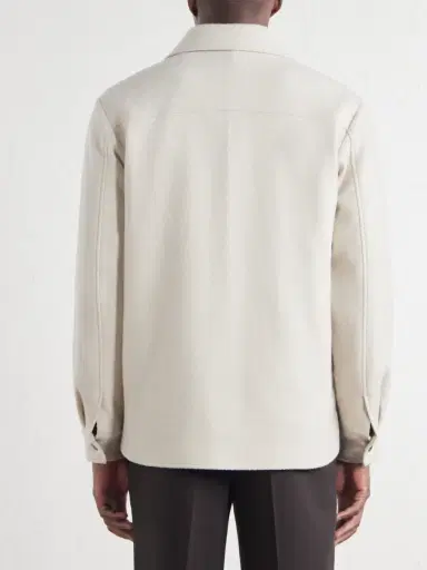 MR P. Herringbone Cashmere Overshirt - Men | Thumbnail 4 MR P. Herringbone Cashmere Overshirt - Men | Thumbnail 4