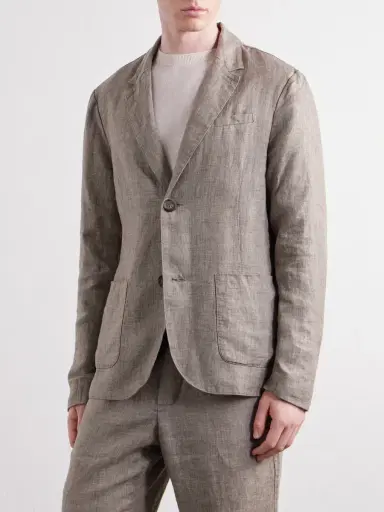 James Perse Linen Suit Jacket - Men | Thumbnail 3