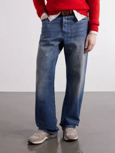 Golden Goose Running Dad Suede-Trimmed Mesh Sneakers - Men | Thumbnail 2