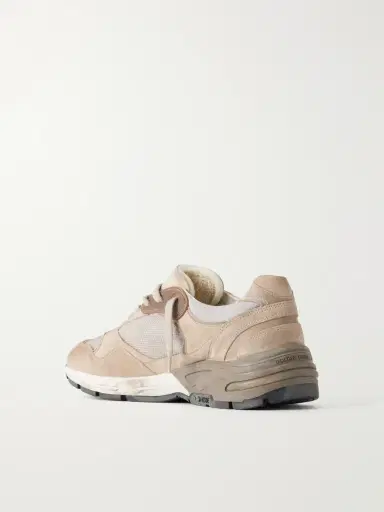 Golden Goose Running Dad Suede-Trimmed Mesh Sneakers - Men | Thumbnail 4