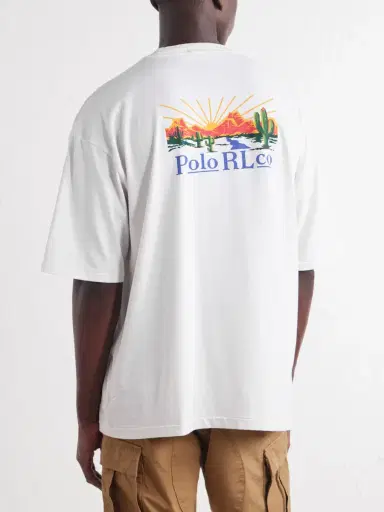 Polo Ralph Lauren Logo-Print Cotton-Jersey T-Shirt - Men | Thumbnail 4