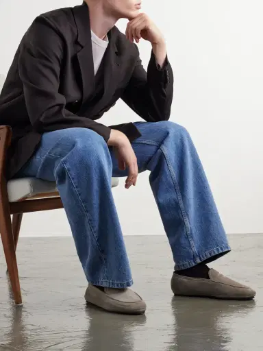 John Lobb Kingstone Suede Slippers - Men | Thumbnail 2