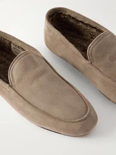 John Lobb Kingstone Suede Slippers - Men | Thumbnail 5