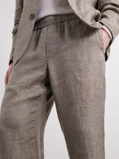 James Perse Straight-Leg Linen Suit Trousers - Men | Thumbnail 5 James Perse Straight-Leg Linen Suit Trousers - Men | Thumbnail 5