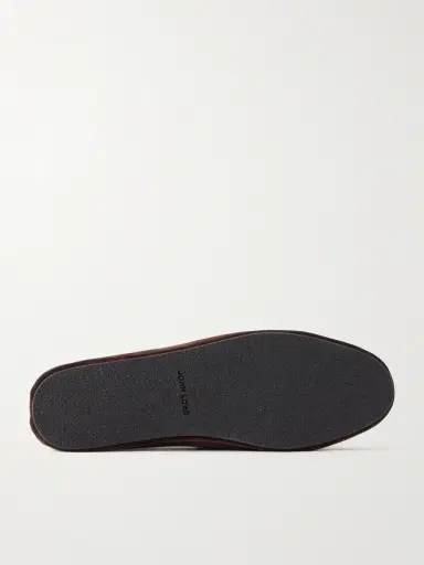 John Lobb Kingston II Collapsible-Heel Suede Loafers - Men | Thumbnail 3