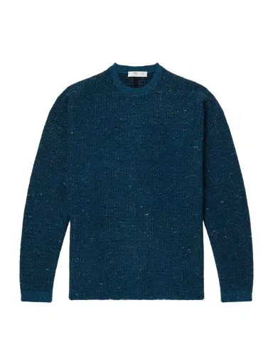 Inis Meáin Tonnta Merino Wool and Cashmere-Blend Sweater - Men | Thumbnail 1 Inis Meáin Tonnta Merino Wool and Cashmere-Blend Sweater - Men | Thumbnail 1