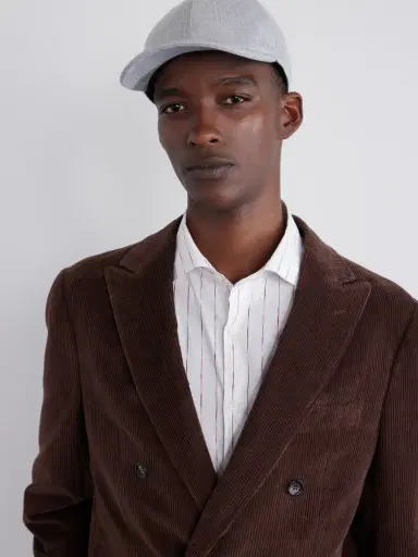 Canali Wool Baseball Cap - Men | Thumbnail 3 Canali Wool Baseball Cap - Men | Thumbnail 3
