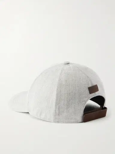 Canali Wool Baseball Cap - Men | Thumbnail 4 Canali Wool Baseball Cap - Men | Thumbnail 4