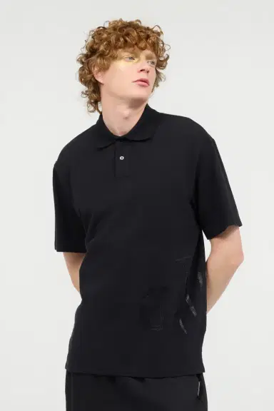Roberto Cavalli Polo Shirt With Monogram And Lettering | Thumbnail 2