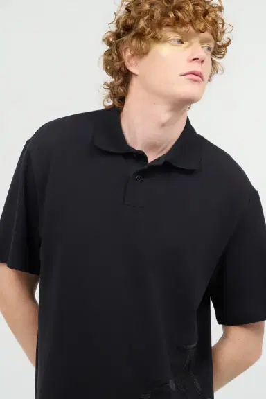 Roberto Cavalli Polo Shirt With Monogram And Lettering | Thumbnail 4