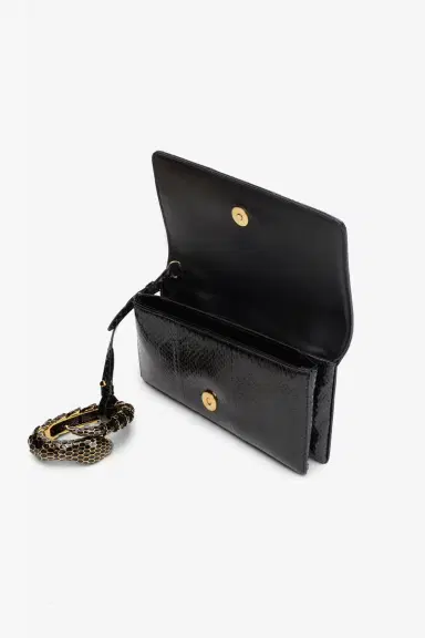 Roberto Cavalli Roar Pochette bag Black Leather | Thumbnail 5 Roberto Cavalli Roar Pochette bag Black Leather | Thumbnail 5