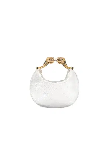 Roberto Cavalli Mini Hobo Roar Bag With Snake Print | Thumbnail 1