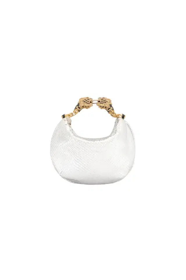 Roberto Cavalli Mini Hobo Roar Bag With Snake Print