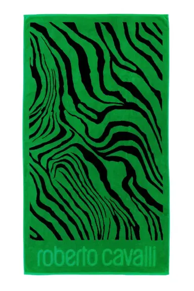 Roberto Cavalli Zebra 2000 Print Beach Towel | Thumbnail 1