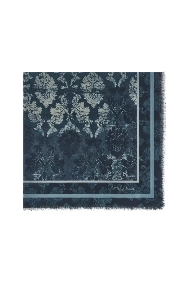 Roberto Cavalli Shawl with Brocade Print