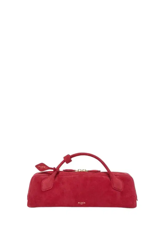 Alaïa Teckel Top-Handle Bag in Suede and Leather