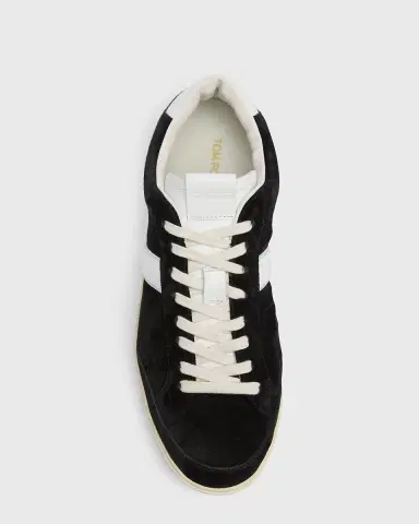Tom Ford Men's Blake Suede Low-Top Sneakers | Thumbnail 6 Tom Ford Men's Blake Suede Low-Top Sneakers | Thumbnail 6
