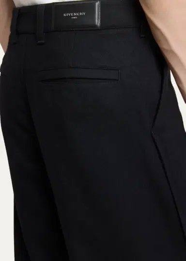 Givenchy Men's Wool Flannel Straight-Leg Trousers | Thumbnail 5
