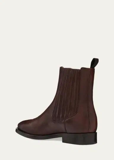 Brunello Cucinelli Men's Leather Chelsea Boots | Thumbnail 2