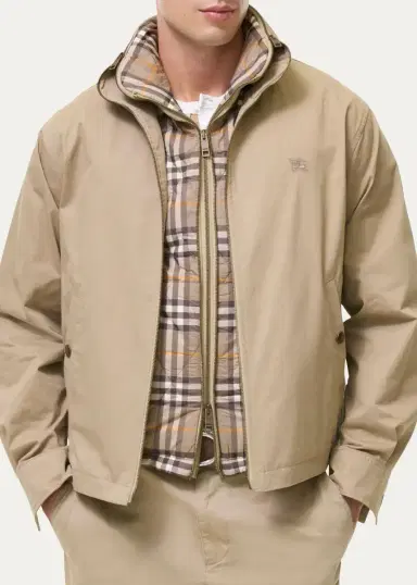 Burberry Men's Cotton Twill Jacket with Gilet | Thumbnail 2 Burberry Men's Cotton Twill Jacket with Gilet | Thumbnail 2